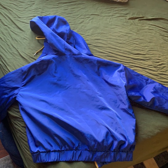 Color block hooded zip up track jacket - Picture 3 of 3